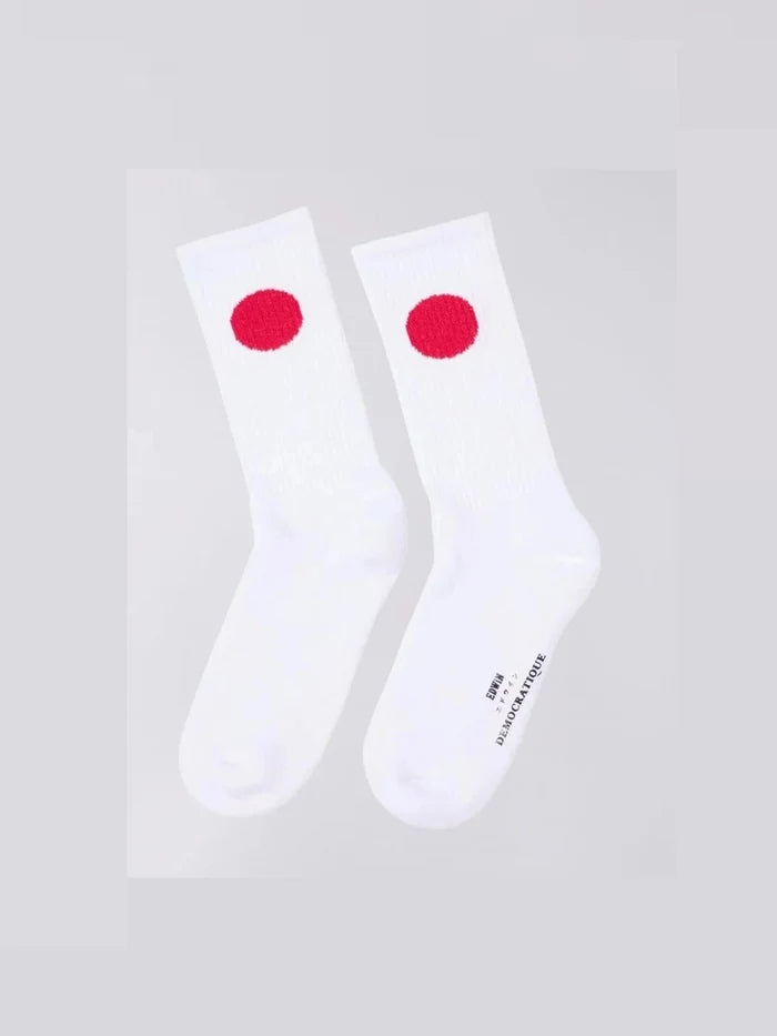 Edwin - Japanese Sun Socks X - White-Accessoires-I030554