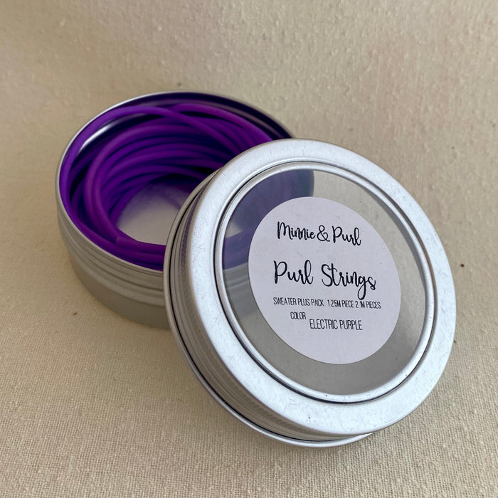 Electric Purple: Purl Strings