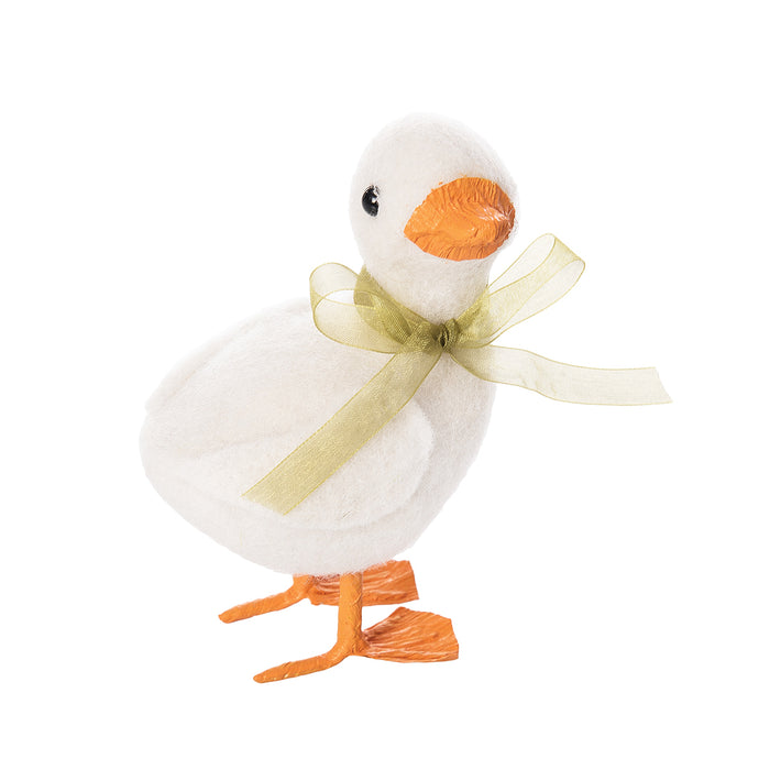 A Felt Duck Figurine.