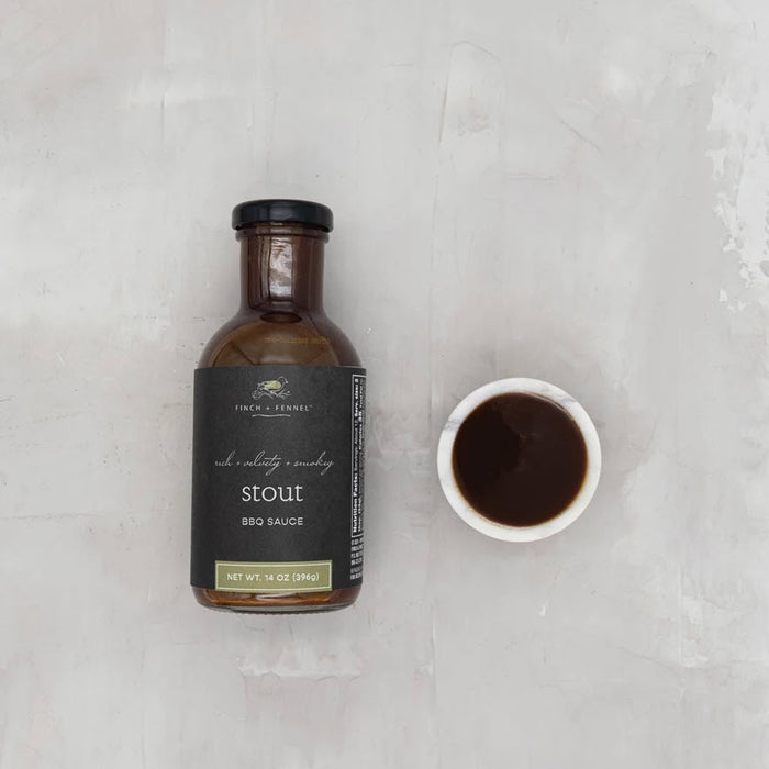 Finch + Fennel Stout BBQ Sauce 14 oz