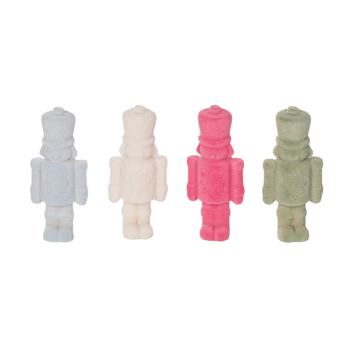 A Flocked Nutcracker In Box, Set of 12.