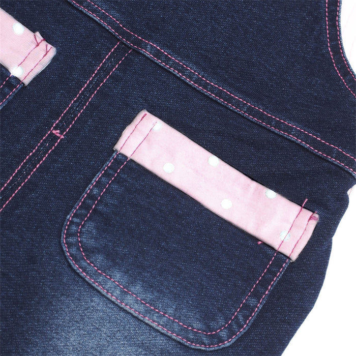 Fresh Baby Cotton 3D Cartoon Bunny Soft Knitted Jeans Overalls
