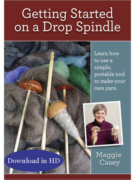 Getting Started on a Drop Spindle Video DownloadImage