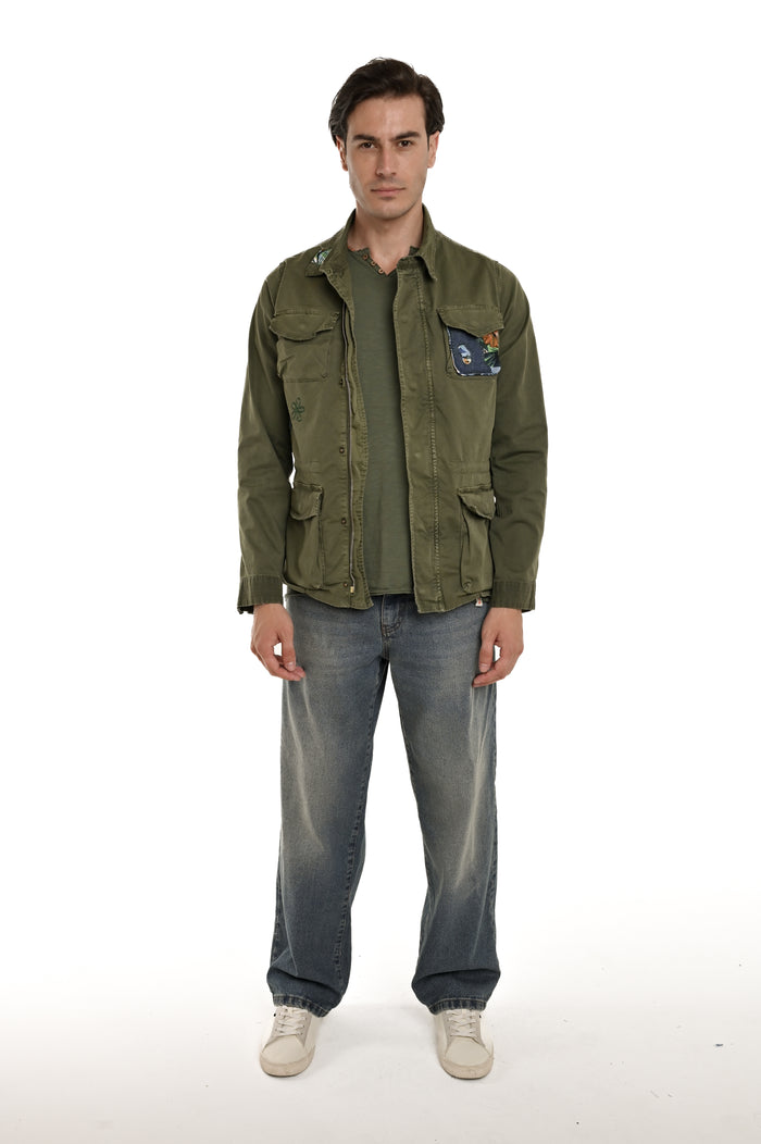 Giacca regular Maxim Petch verde SS25