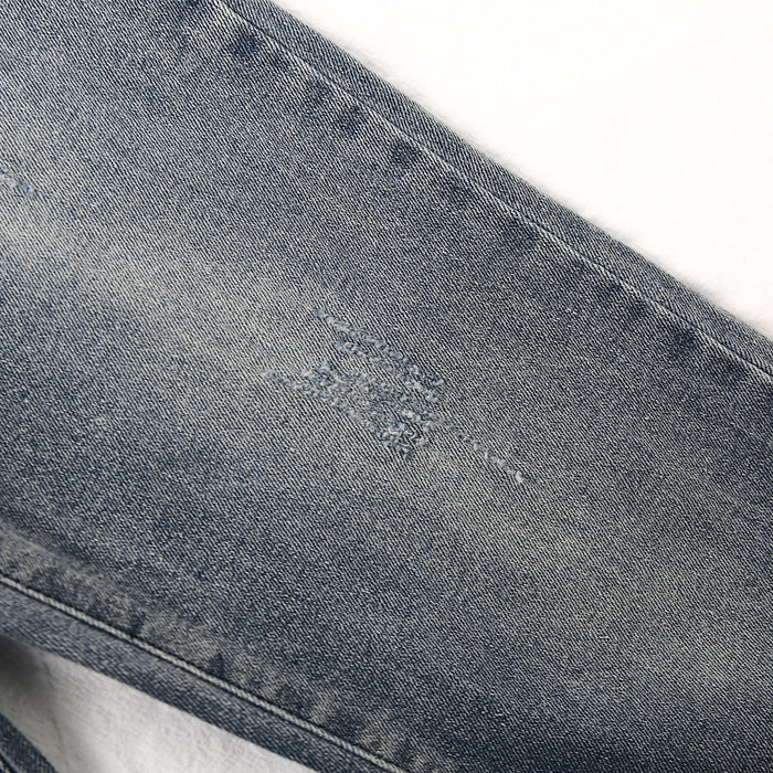 Girl Jeans,Elastic Elastic Waist Patchwok Raw Edge Denim Pants