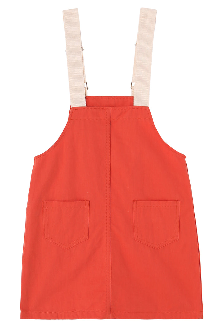 Girls Denim Overalls Dress,Cute Bear Simple Design Summer Colored Jumpsuit Dress