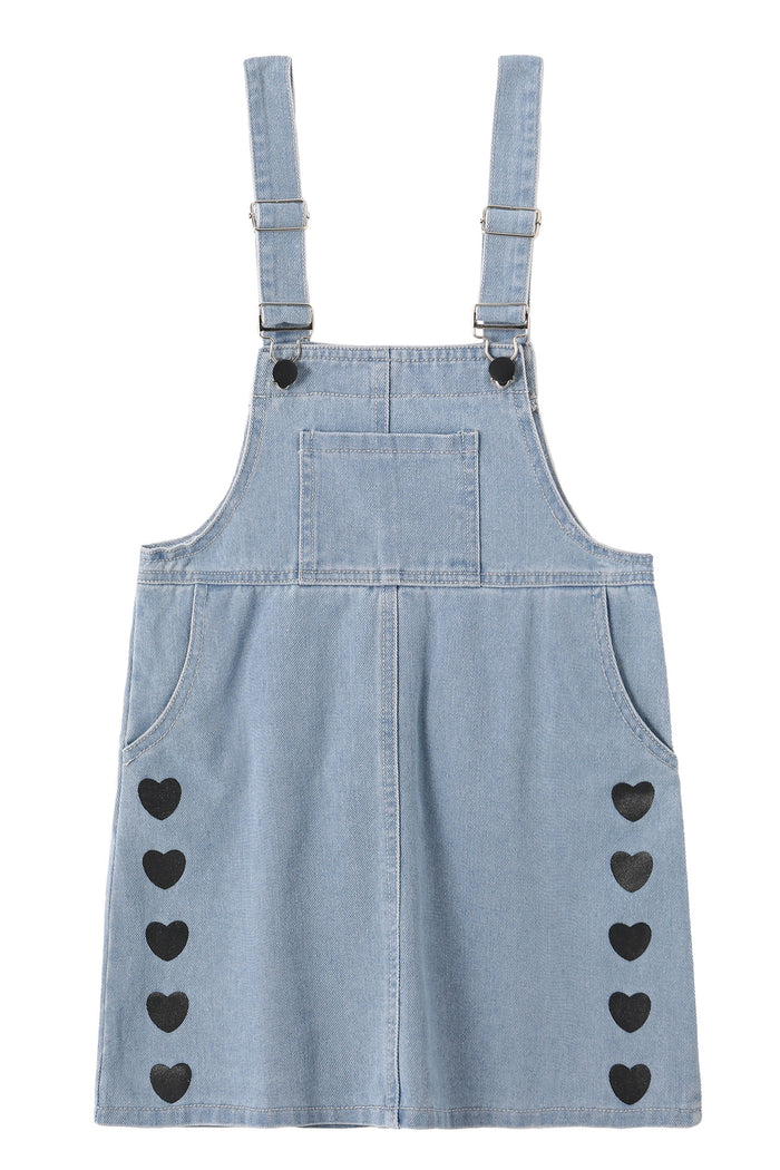 Girls Overall Dress,Simple Design Casual Jeans Jumpsuit