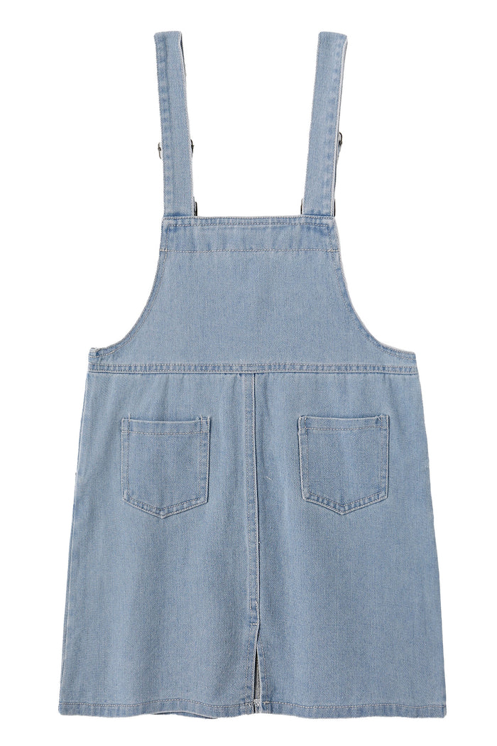 Girls Overall Dress,Simple Design Casual Jeans Jumpsuit