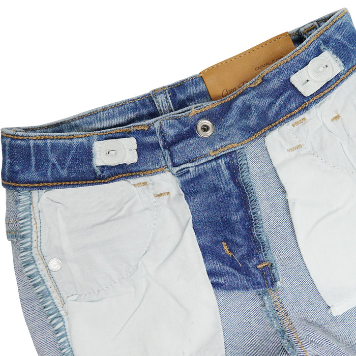 Girls Slim-fit Denim Shorts,Ripped Simple Design Summer Half Jeans Pants
