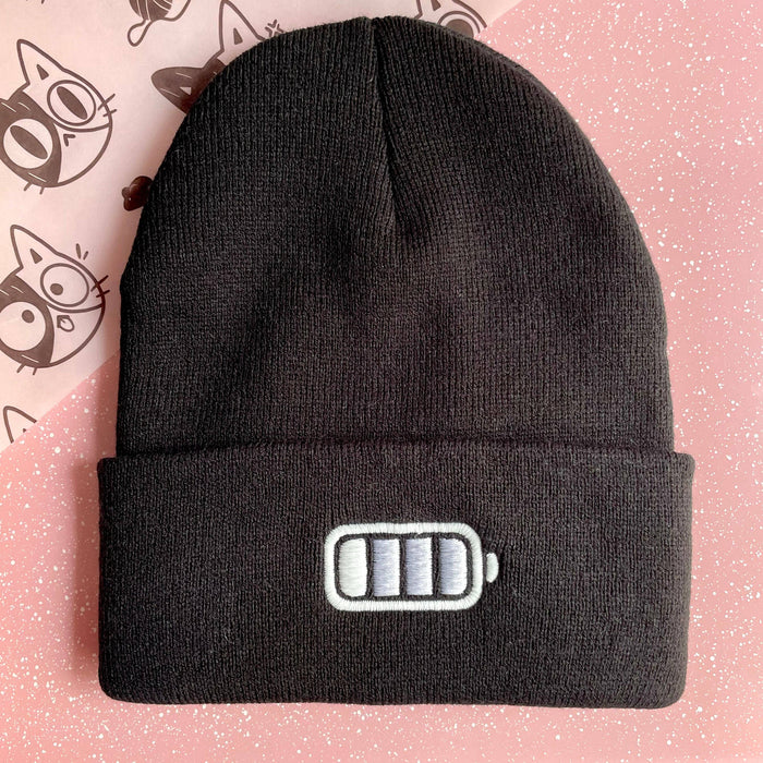 Glow in the Dark Battery Beanie
