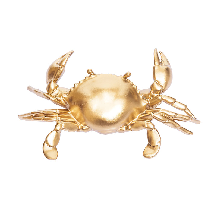 A Gold Crab Figurine.