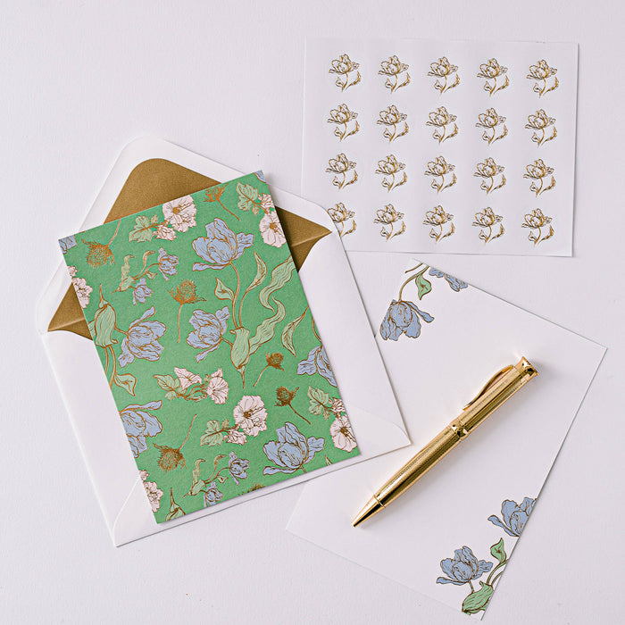 Good Juju Ink Les Fleurs Parisiennes Luxury Stationery Set