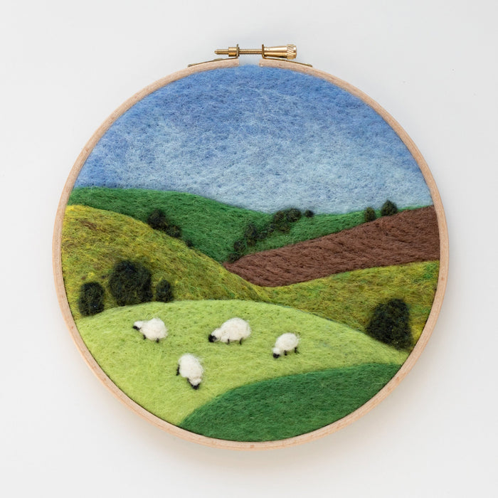 Grazing Sheep Felted Sky Kit