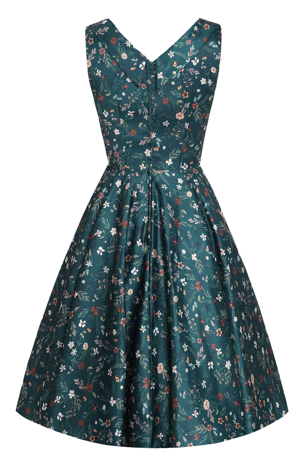 Grace Green Ditsy Floral Circle Dress