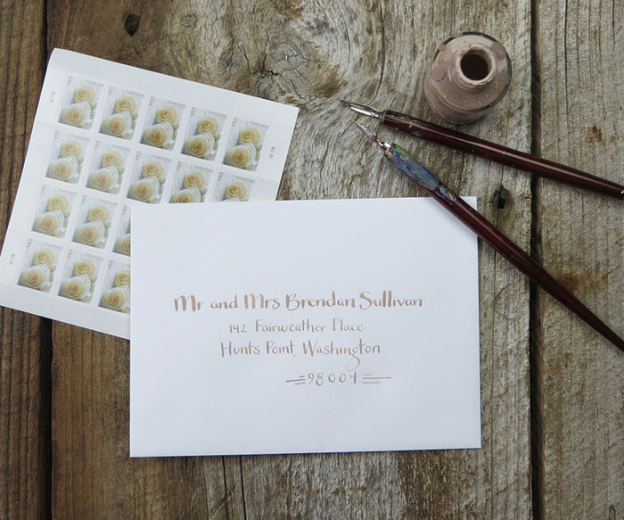 Hand-lettered Calligraphy Seacoast NH