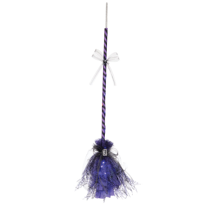A Halloween Broom LED Figurine.