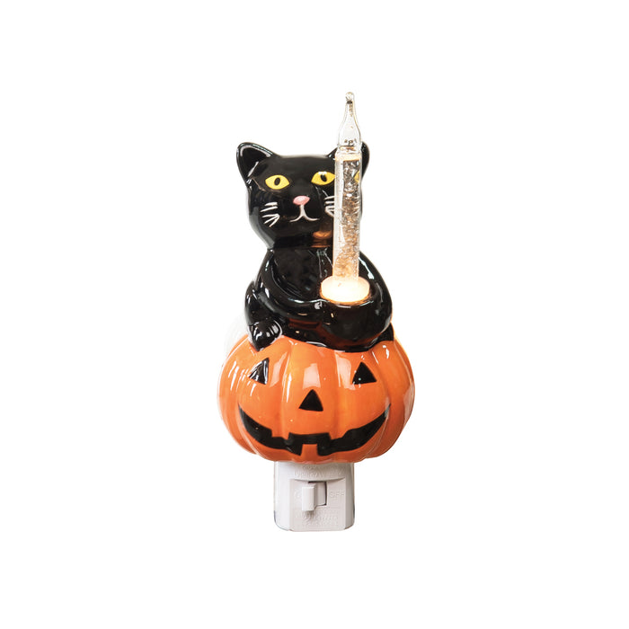 A Halloween Cat Bubble Light.