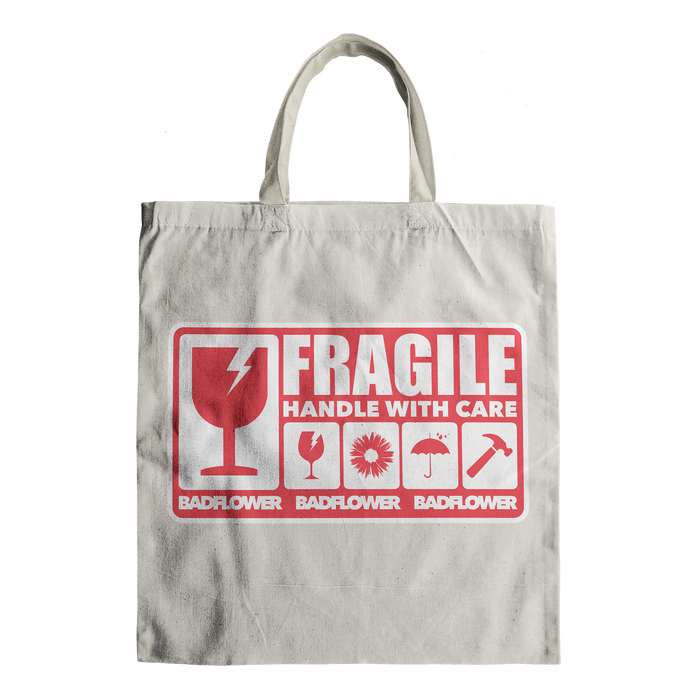 Handle With Care Fragile Tote