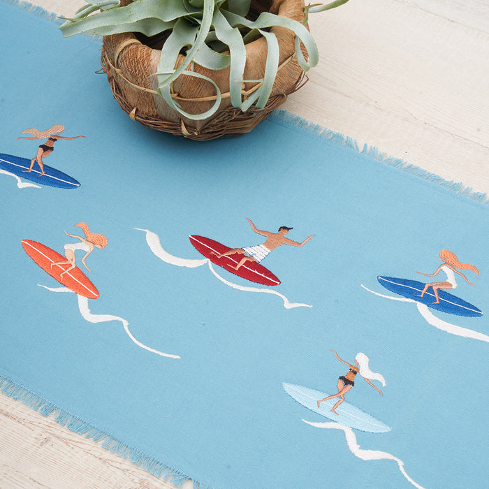 Hang Loose Table Linens table linens displayed as a coordinated tabletop setting.