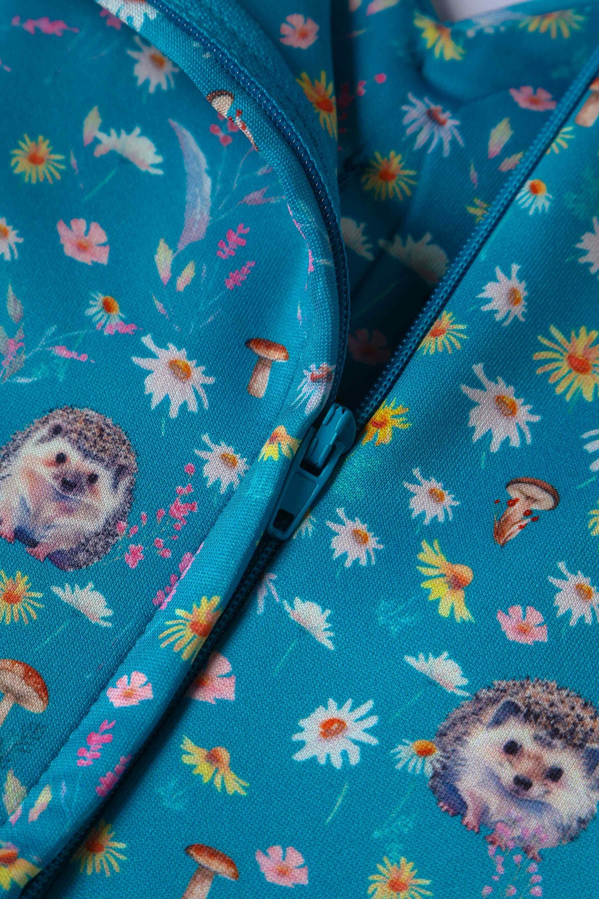 Lily Hedgehogs Blue Off Shoulder Dress