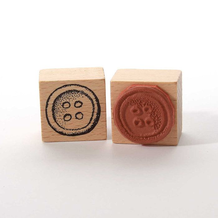 Heindesign Rubber Small Stamp: Button