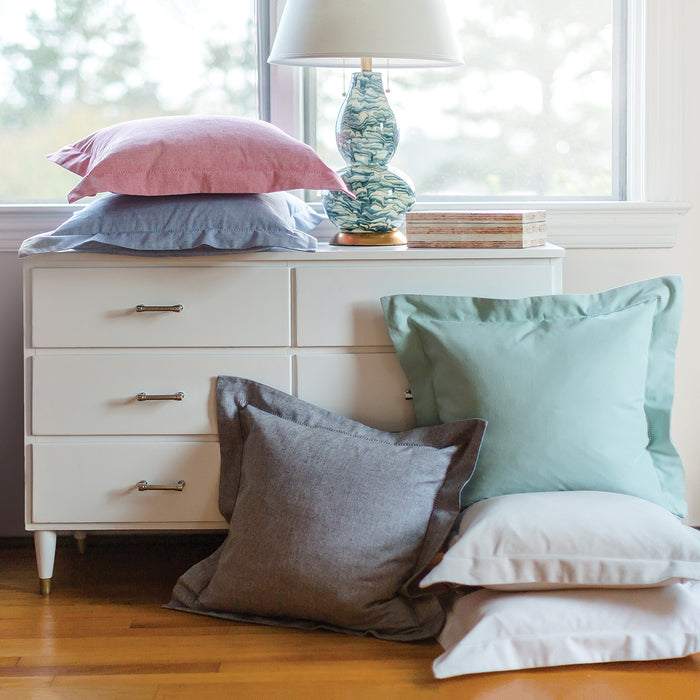 A Hemstitch Pillow.