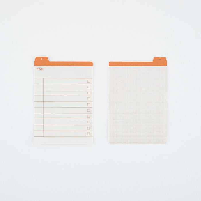 Hobonichi TSUKI no IRO: 12 Month Index Pockets