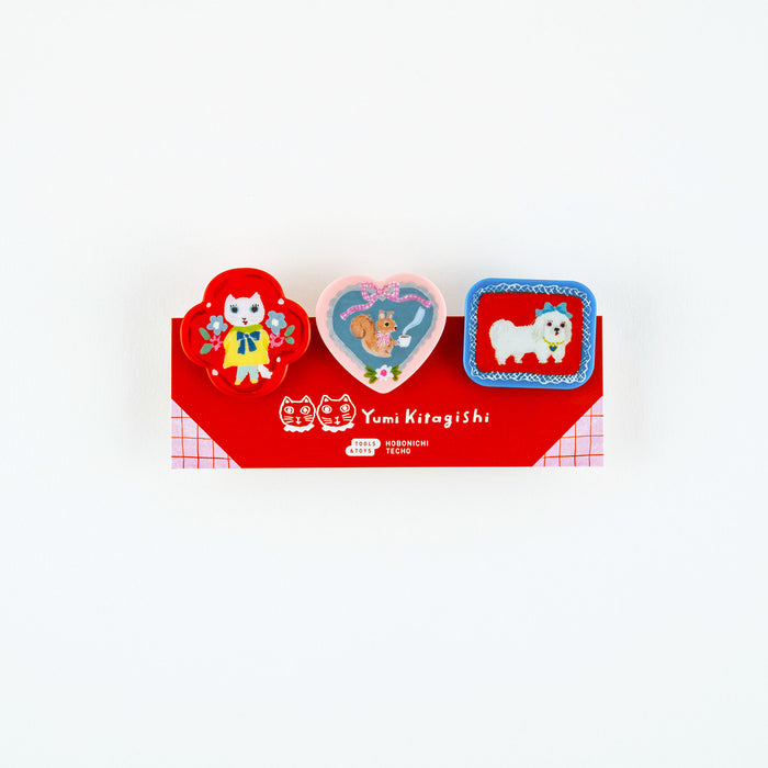 Hobonichi Yumi Kitagishi: Set of 3 Clips