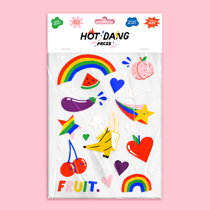 Hot Dang Press - Feeling Fruity Iron On Sheet Set
