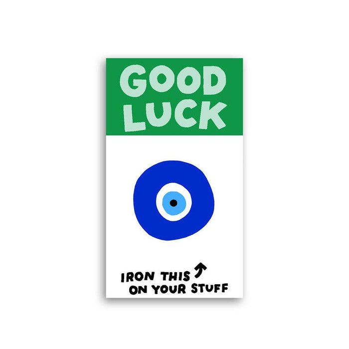 Hot Dang Press - Good Luck Evil Eye L'il Something Iron-On Card