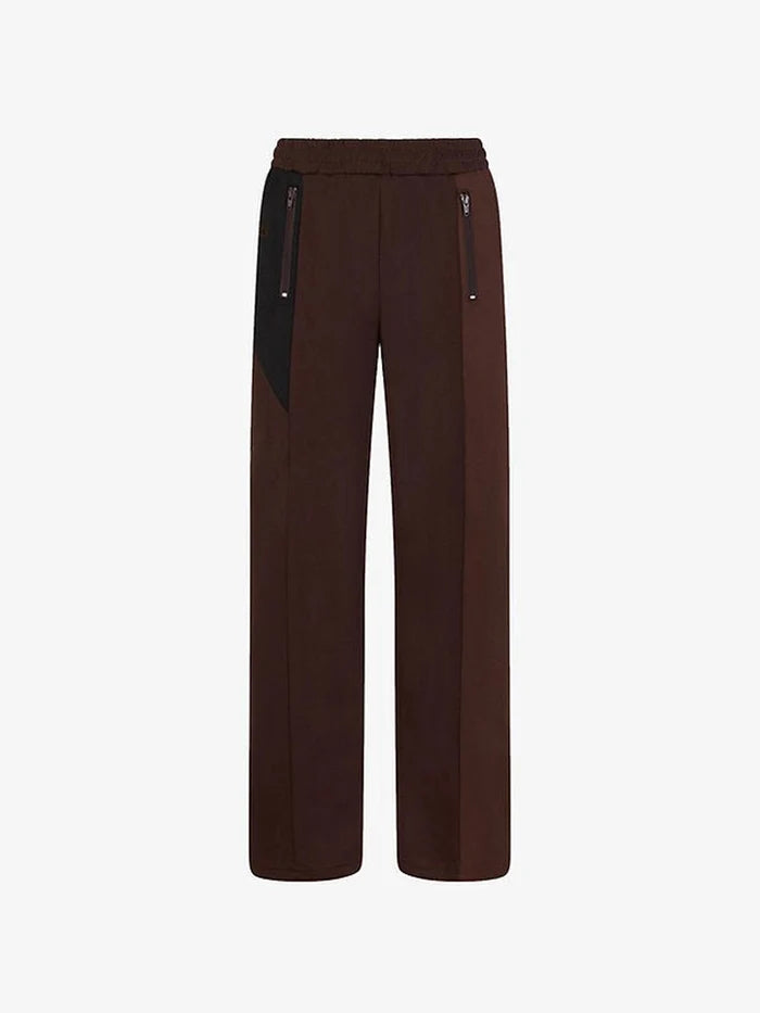 House Of Sunny - Another Day Tracksuit Pants - Chocolate - Pantalon de Survêtement - Marron Chocolat-Jupes et Pantalons-1972