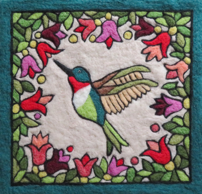 Hummingbird: Neysa Russo Felted Tapestry Kit