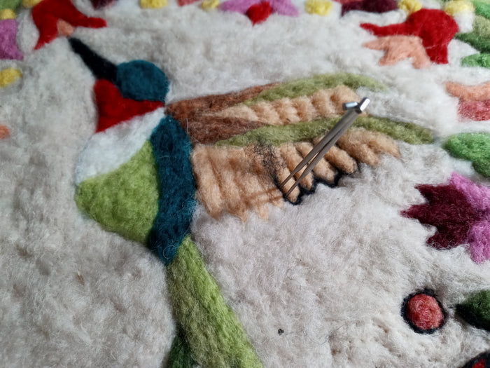 Hummingbird: Neysa Russo Felted Tapestry Kit
