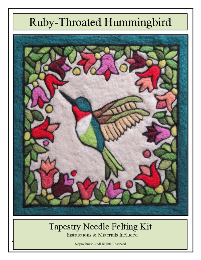 Hummingbird: Neysa Russo Felted Tapestry Kit