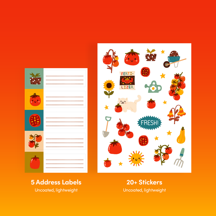 Igloo Letterpress - Tomato Letter Writing Kit