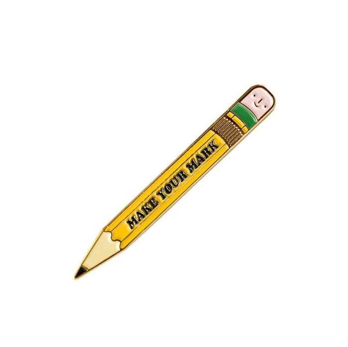 ILOOTPAPERIE - Make Your Mark No. 2 Pencil Enamel / Lapel Pin