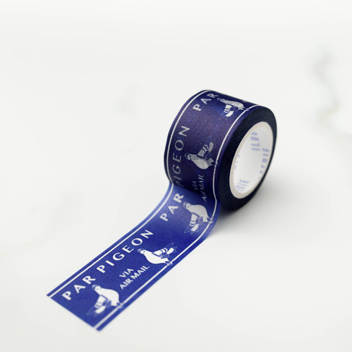 ILOOTPAPERIE - Par Pigeon Blue Airmail Washi Tape
