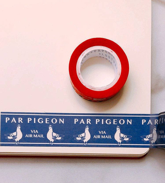 ILOOTPAPERIE - Par Pigeon Blue Airmail Washi Tape