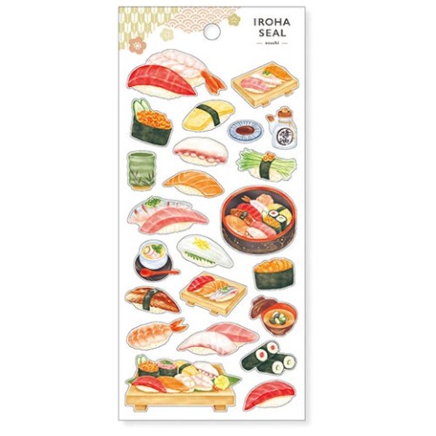 Iroha Seal Sticker Sheets