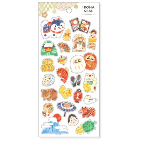 Iroha Seal Sticker Sheets