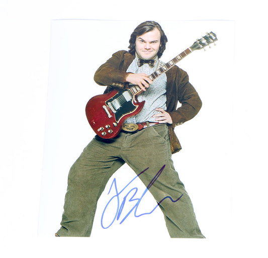 Jack Black Kung School of Rock  8x10 Signed Photo