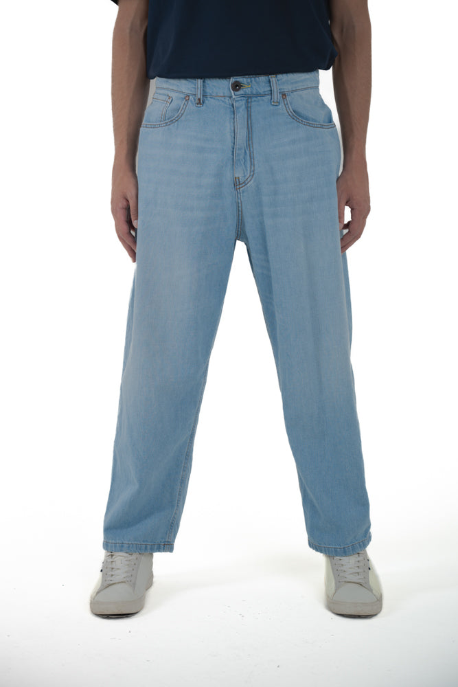 Jeans baggy Nease Music Chiaro