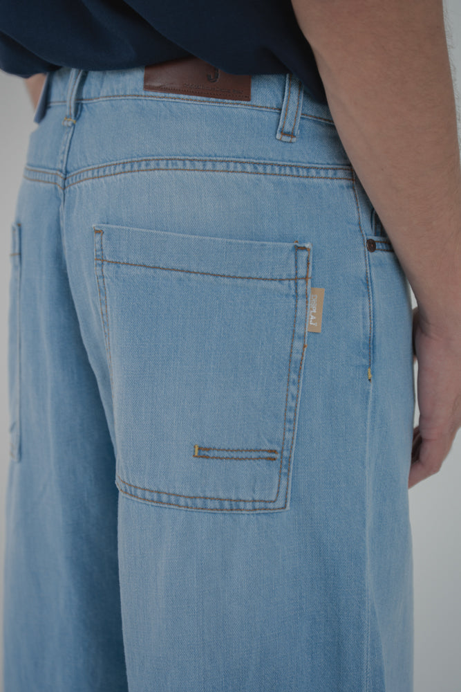 Jeans baggy Nease Music Chiaro