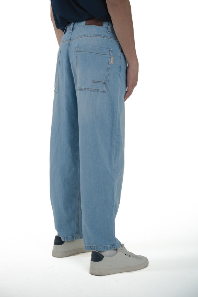 Jeans baggy Nease Music Chiaro