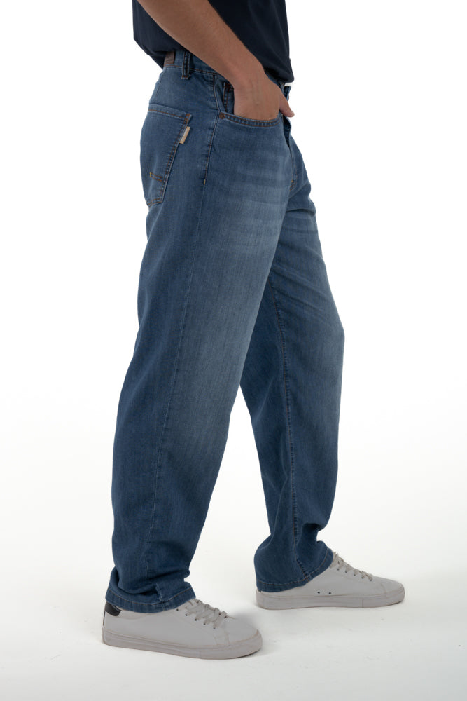 Jeans in cotone loose Dick Music Medio