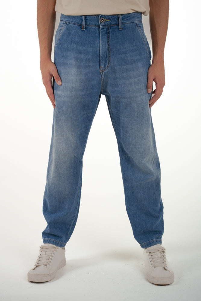 Jeans Loose Bronson Music Chiaro