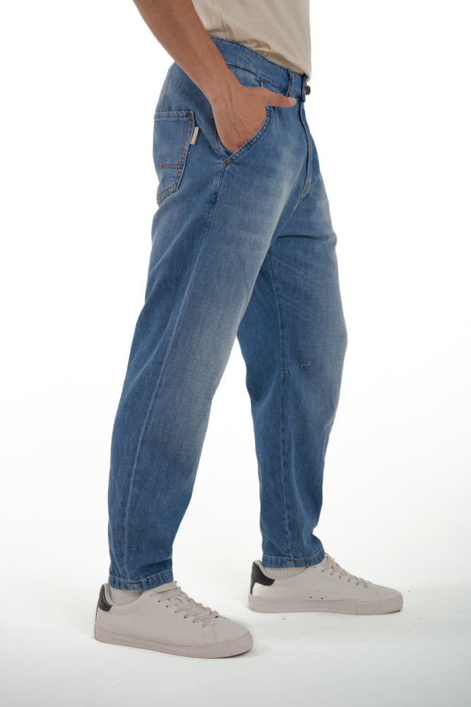 Jeans Loose Bronson Music Chiaro