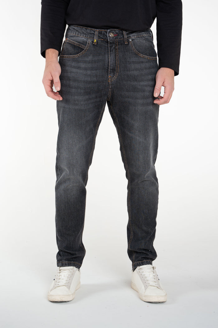 Jeans regular Kong Music Black