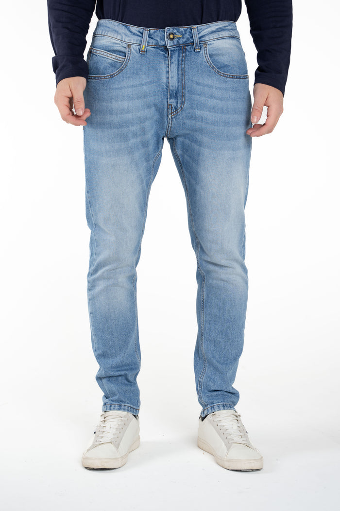 Jeans regular Kong Music Chiaro