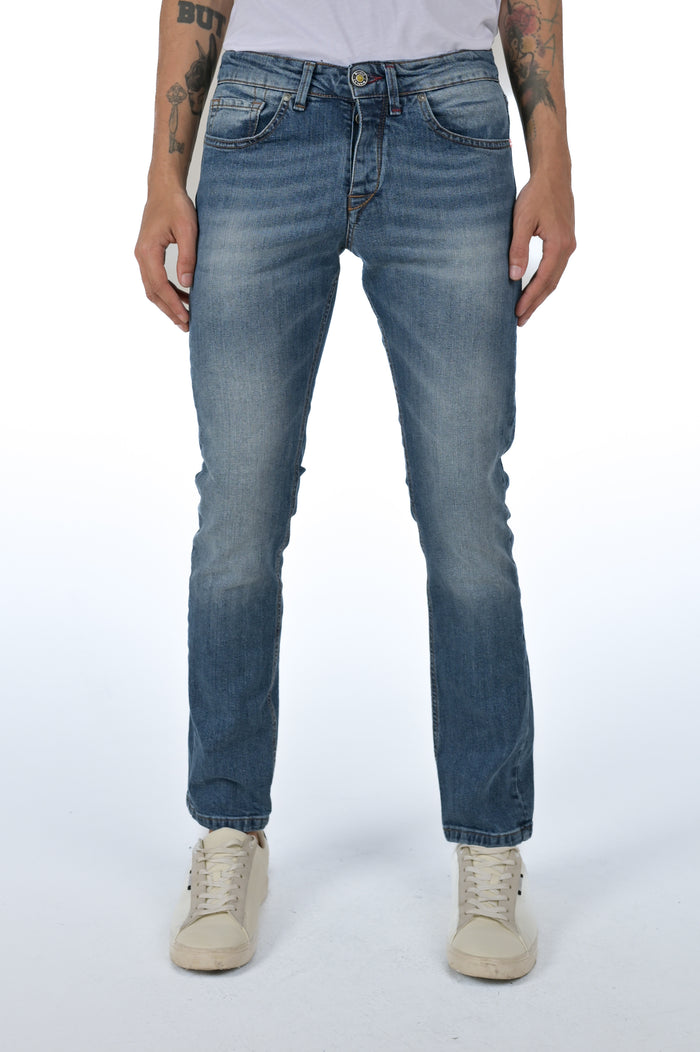 Jeans slim New London Music Medio